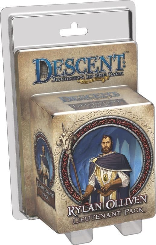 Portada juego de mesa Descent: Viaje a las Tinieblas (Segunda Edición) – Lugarteniente Rylan Olliven