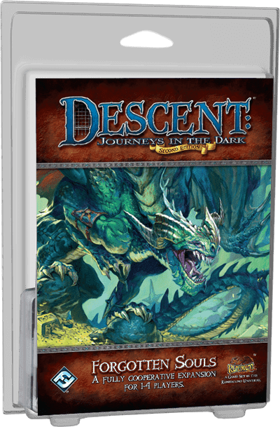 Portada juego de mesa Descent: Viaje a las Tinieblas (Segunda Edición) – Almas Olvidadas