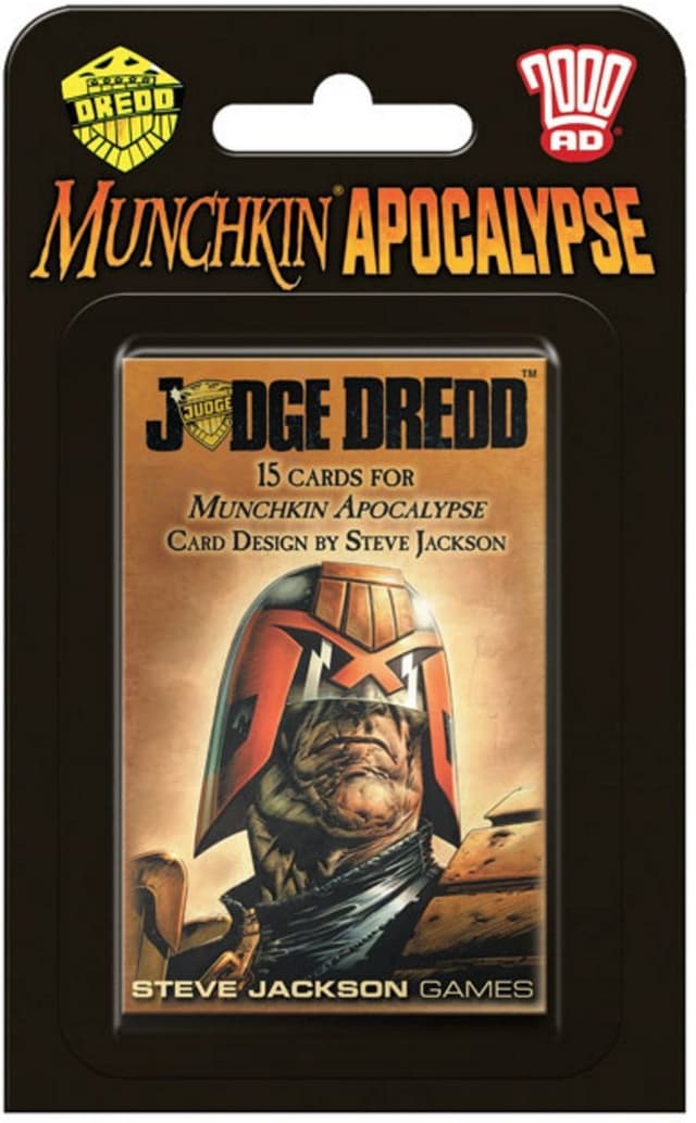 Portada juego de mesa Munchkin Apocalypse: Judge Dredd