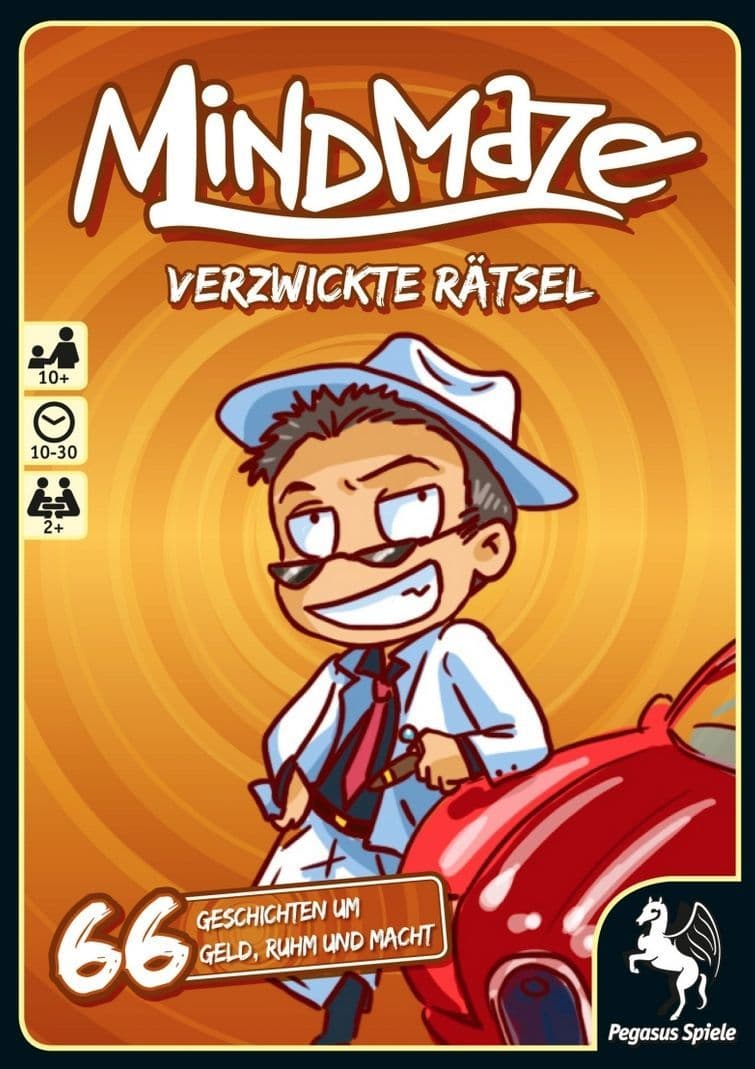 Portada juego de mesa Mindmaze: Dinero, fama y poder
