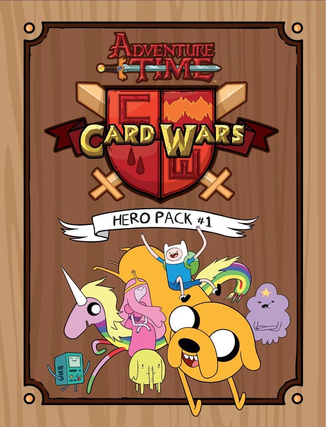 Portada juego de mesa Hora de Aventuras Card Wars: Pack de Héroes