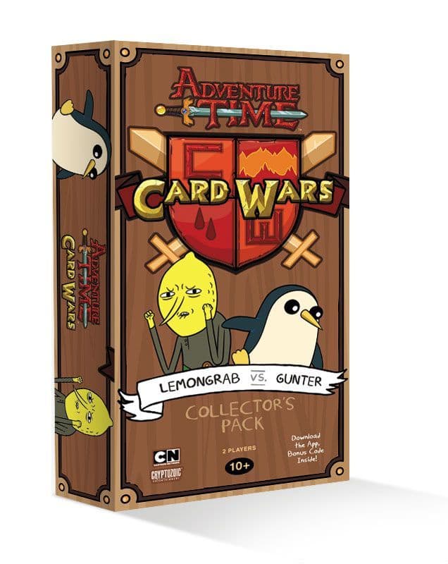 Portada juego de mesa Hora de Aventuras Card Wars: Limoncio contra Gunter