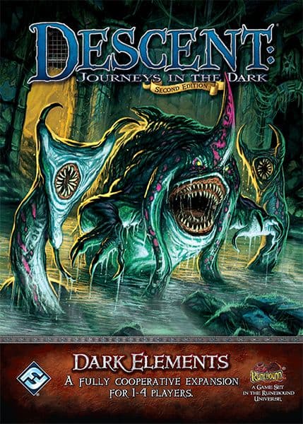 Portada juego de mesa Descent: Viaje a las Tinieblas (Segunda Edición) – Elementos Oscuros