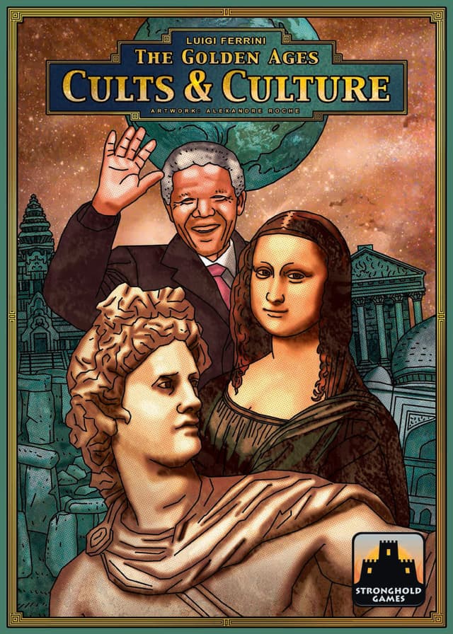 Portada juego de mesa Las Edades de Oro: Cultos y Cultura
