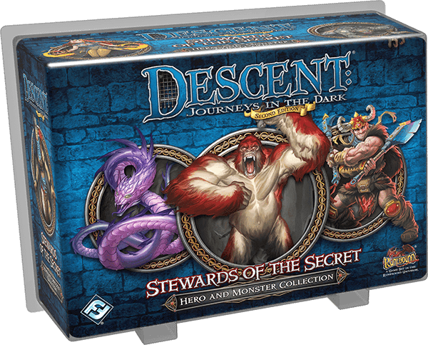 Portada juego de mesa Descent: Viaje a las Tinieblas (Segunda Edición) – Senescales del secreto