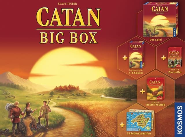 Portada juego de mesa Catan: Plus