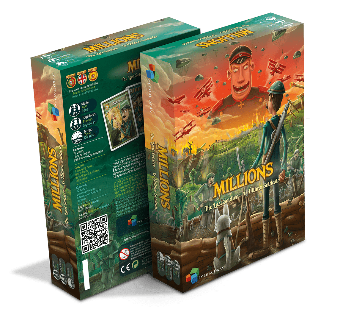 Portada juego de mesa Millions: The Last Soldier