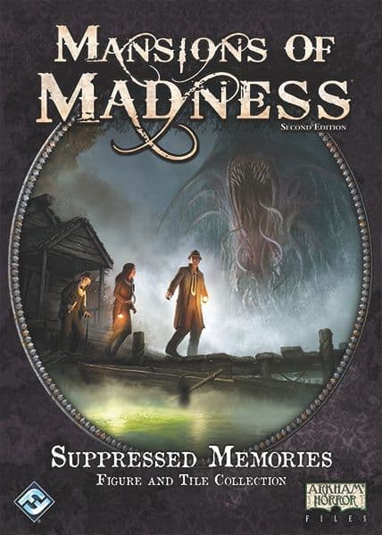 Portada juego de mesa Las Mansiones de la Locura: Segunda Edición – Recuerdos Reprimidos: Miniaturas y Módulos de Tablero
