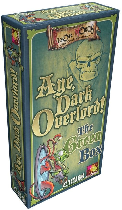 Portada juego de mesa ¡Sí, Señor Oscuro! Caja Verde