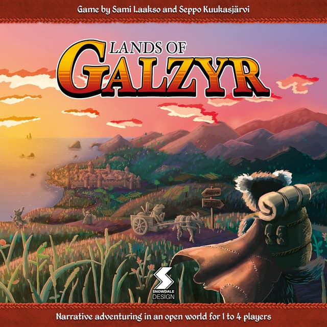 Portada juego de mesa Lands of Galzyr