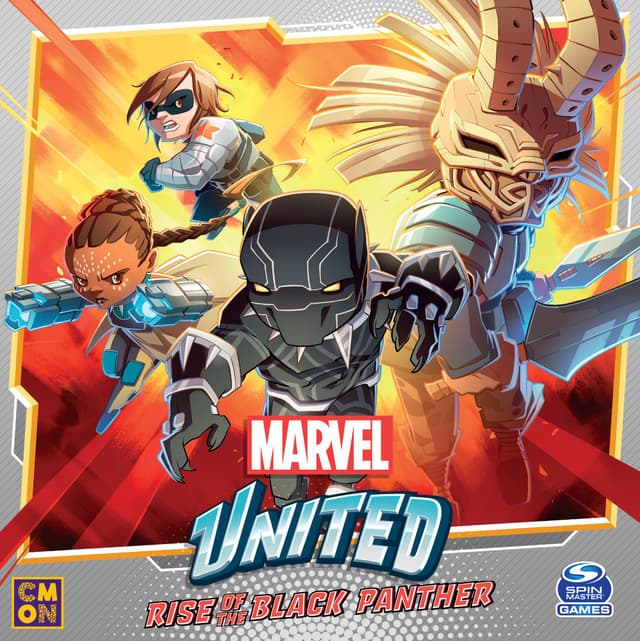 Portada juego de mesa Marvel United: El ascenso de Black Panther