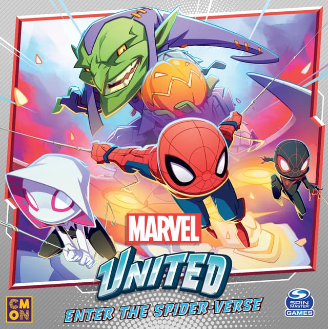 Portada juego de mesa Marvel United: Entra en el Spider-Verso