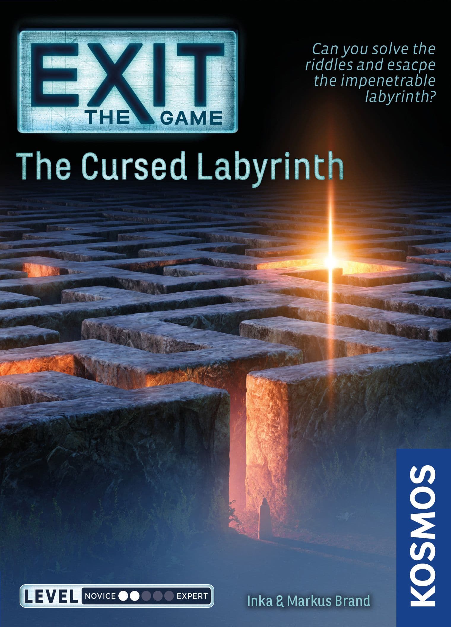 Portada juego de mesa Exit: El laberinto maldito