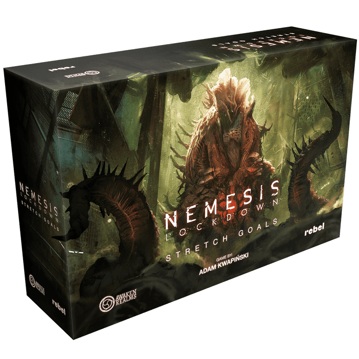Portada juego de mesa Nemesis: Lockdown – Recompensas de campaña