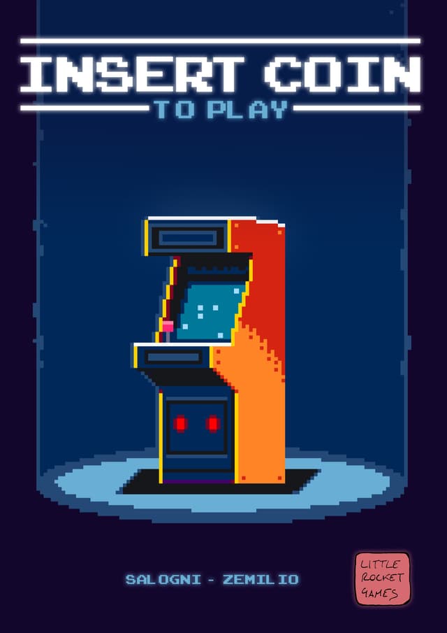 Portada juego de mesa Inserta moneda para jugar