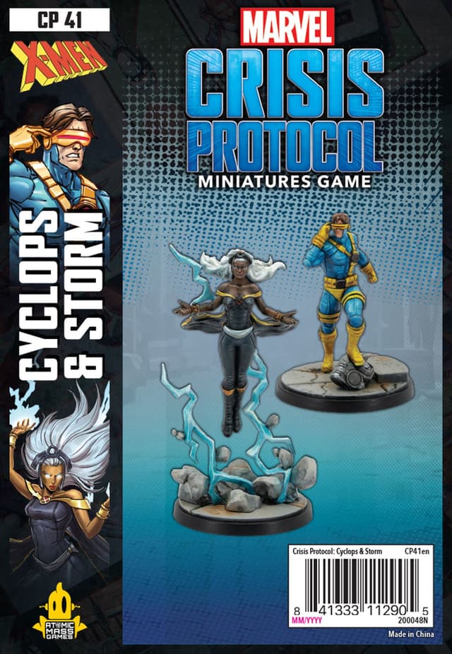 Portada juego de mesa Marvel: Crisis Protocol – Storm & Cyclops