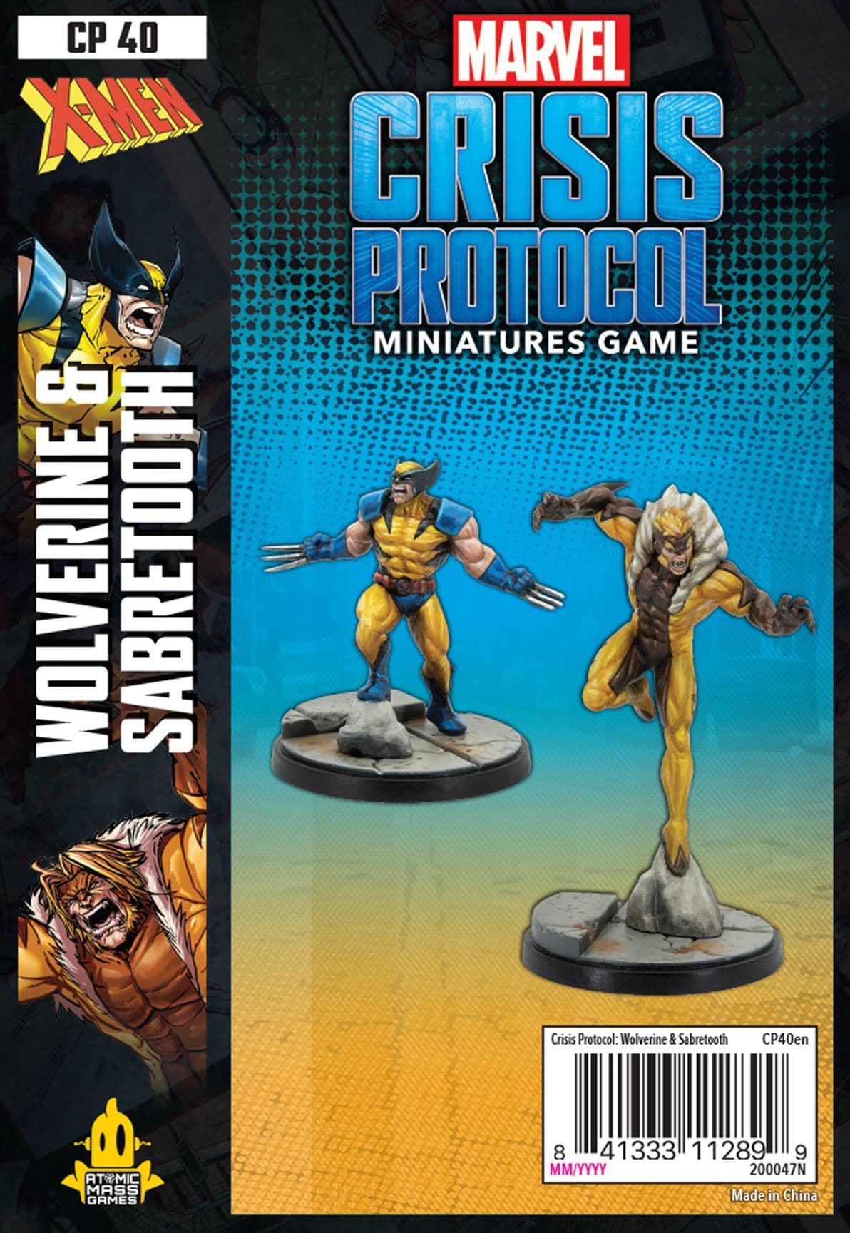Portada juego de mesa Marvel: Crisis Protocol – Wolverine & Sabretooth