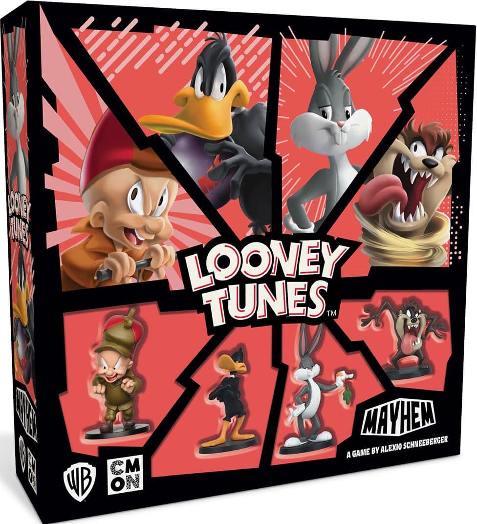 Portada juego de mesa Looney Tunes Mayhem