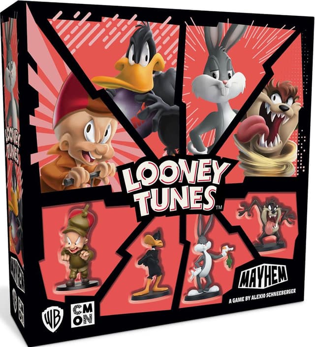 Portada juego de mesa Looney Tunes Mayhem
