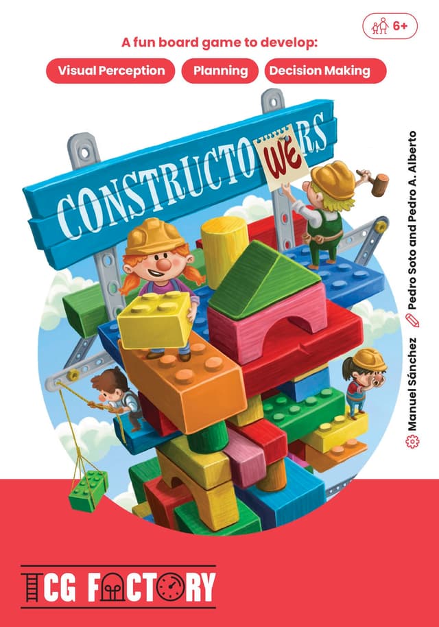 Portada juego de mesa Constructorres