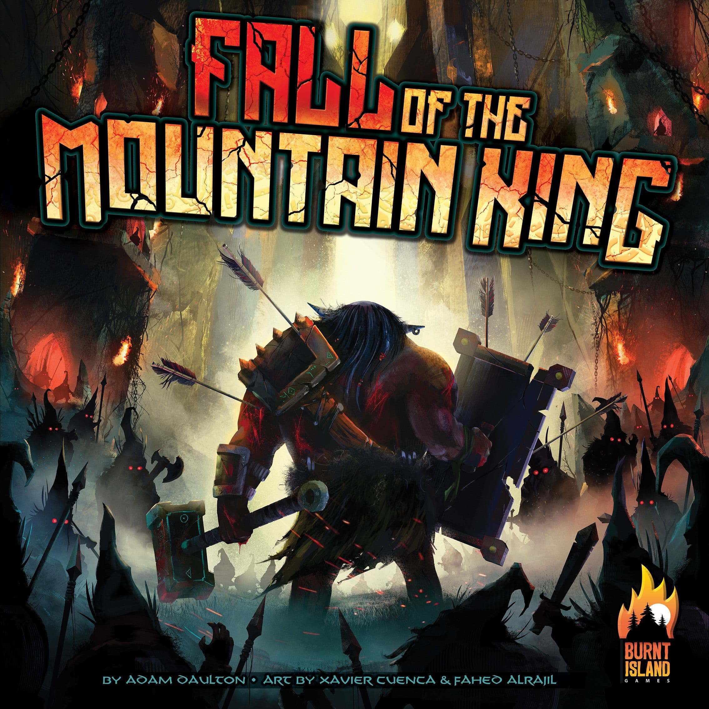 Portada juego de mesa La Caída del Rey de la Montaña
