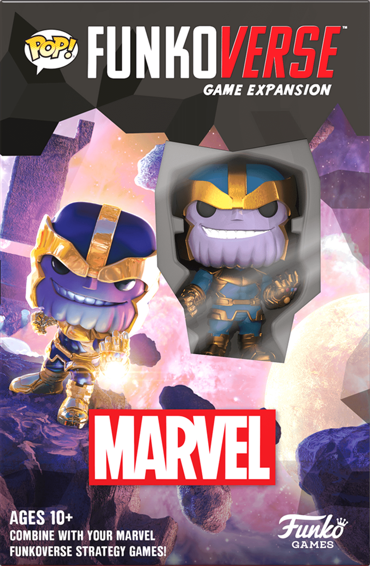 Portada juego de mesa Funkoverse Juego de Estrategia: Marvel 101
