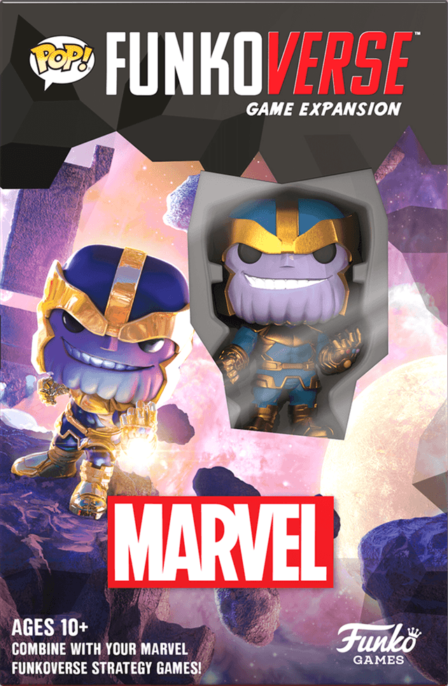 Portada juego de mesa Funkoverse Juego de Estrategia: Marvel 101