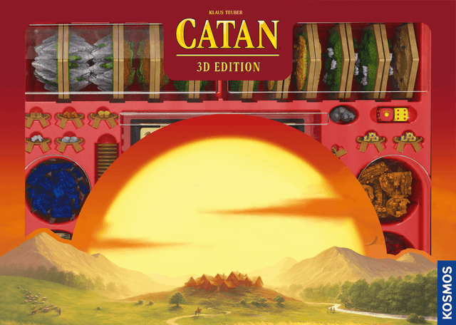 Portada juego de mesa Catan: Edición 3D