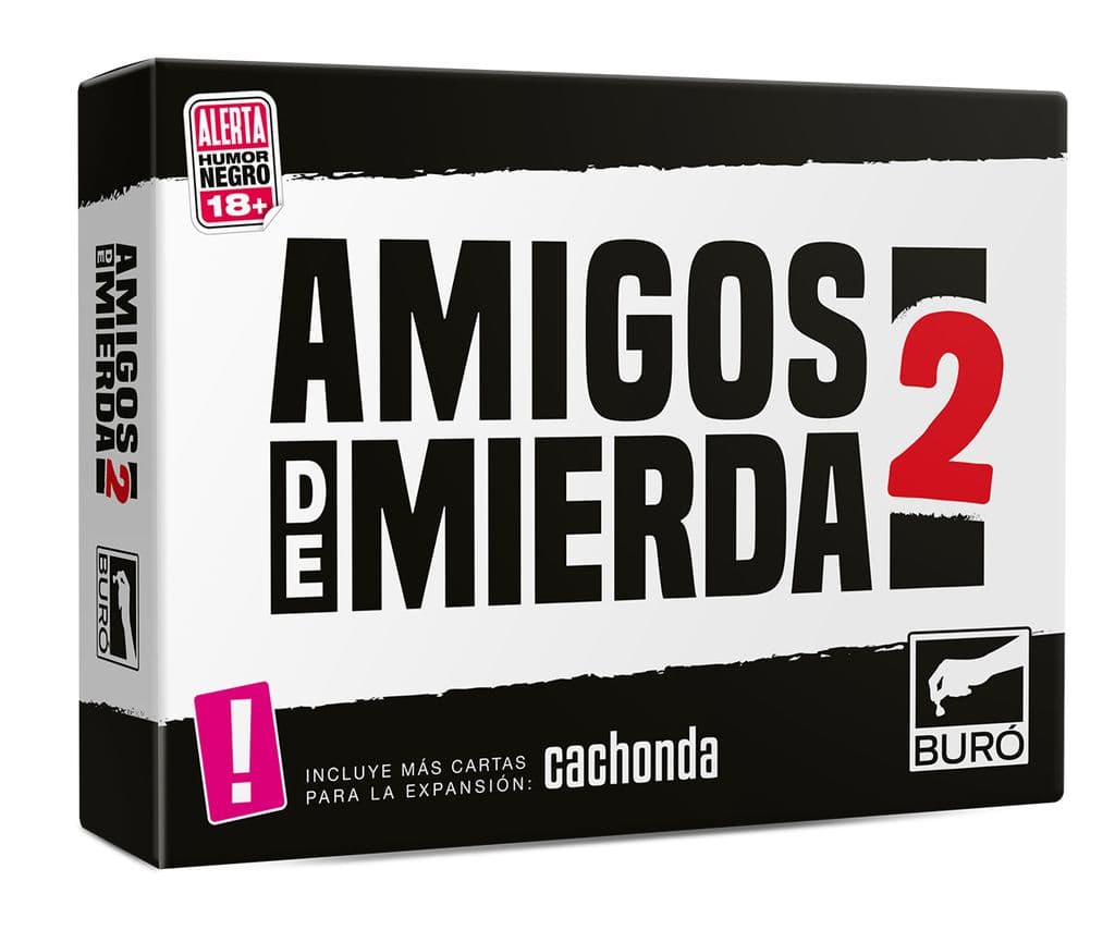 Portada juego de mesa Amigos de Mierda 2