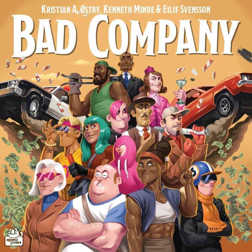 Portada juego de mesa Malas Compañías