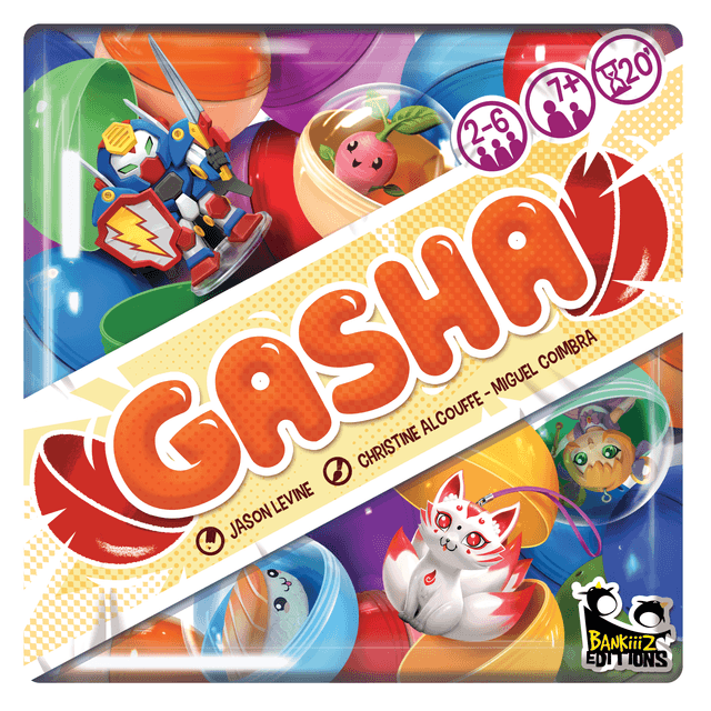 Portada juego de mesa Gasha