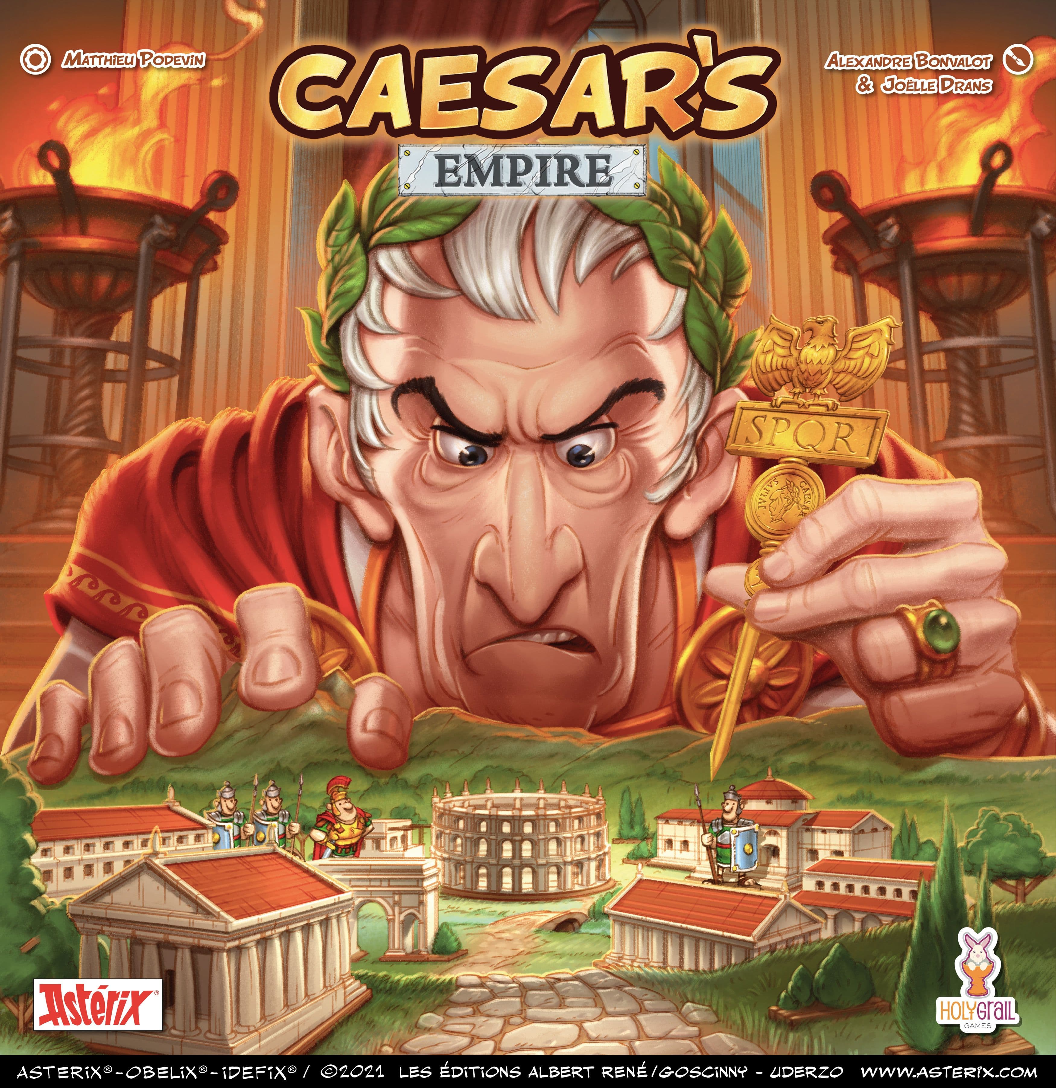 Portada juego de mesa El Imperio del César