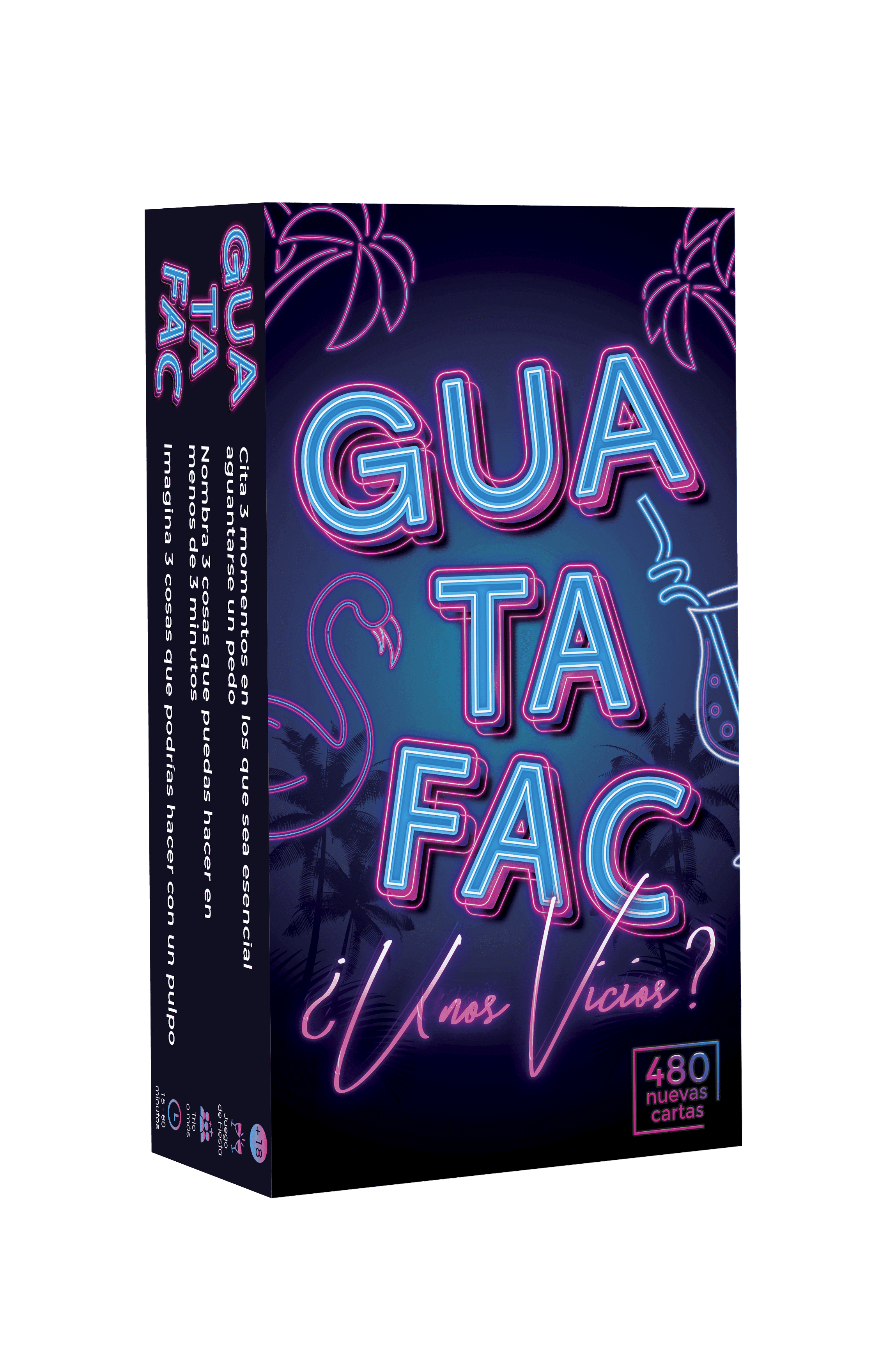 Portada juego de mesa GUATAFAC 'Unos Vicios'