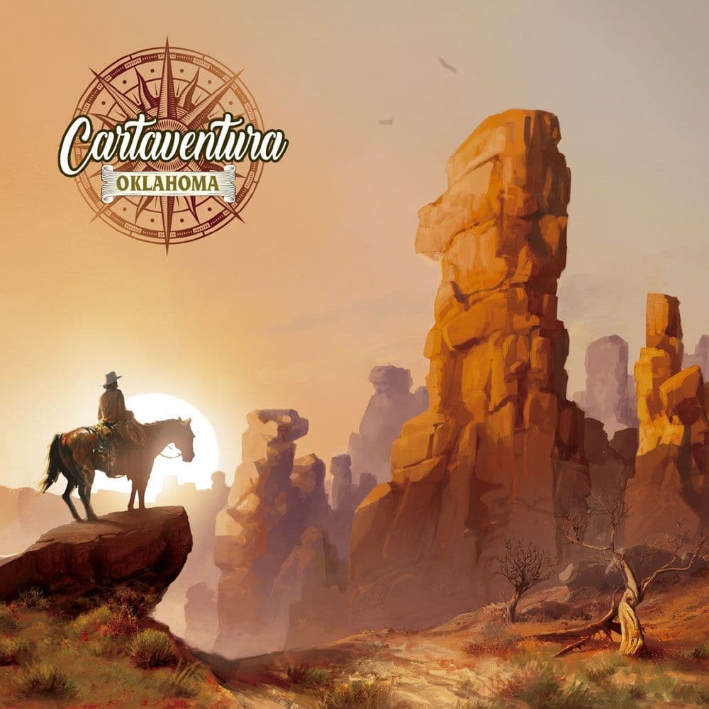 Portada juego de mesa Cartaventura: Oklahoma