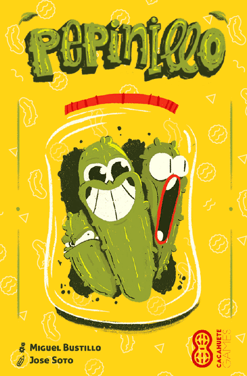 Portada juego de mesa Pepinillo