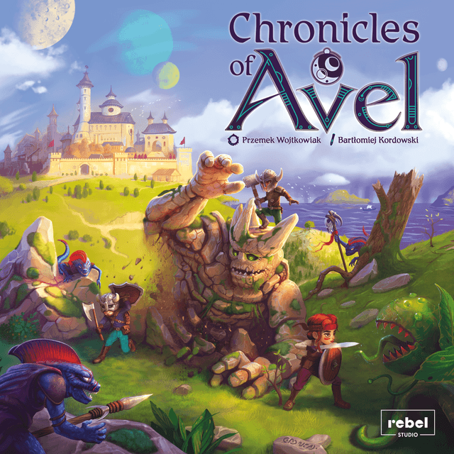 Portada juego de mesa Crónicas de Avel