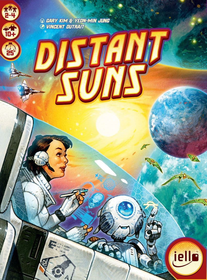 Portada juego de mesa Distant Suns
