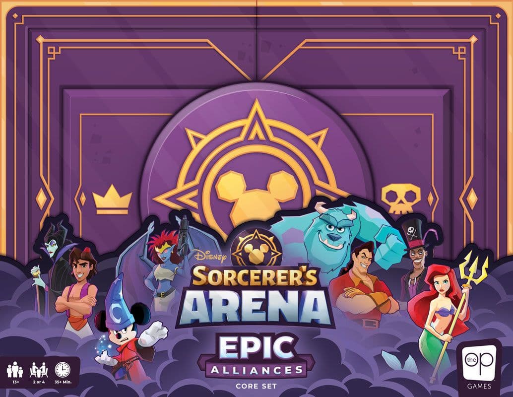 Portada juego de mesa Disney Sorcerer's Arena: Epic Alliances Core Set
