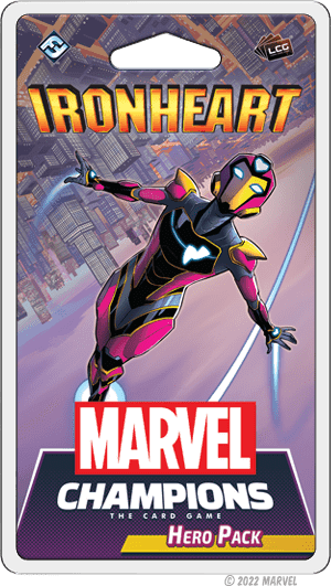 Portada juego de mesa Marvel Champions: El Juego de Cartas – Ironheart Pack de Héroe