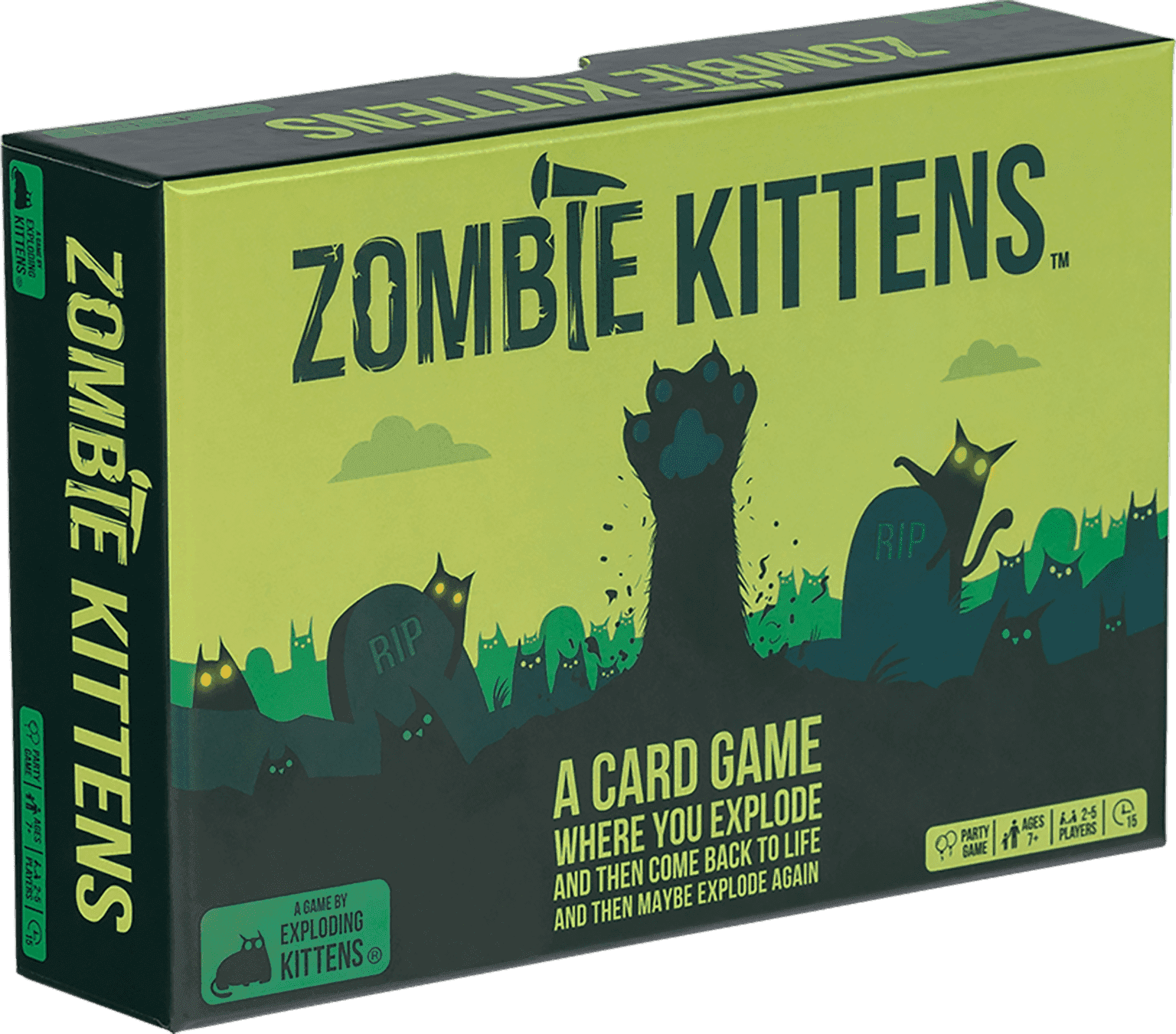 Portada juego de mesa Zombie Kittens