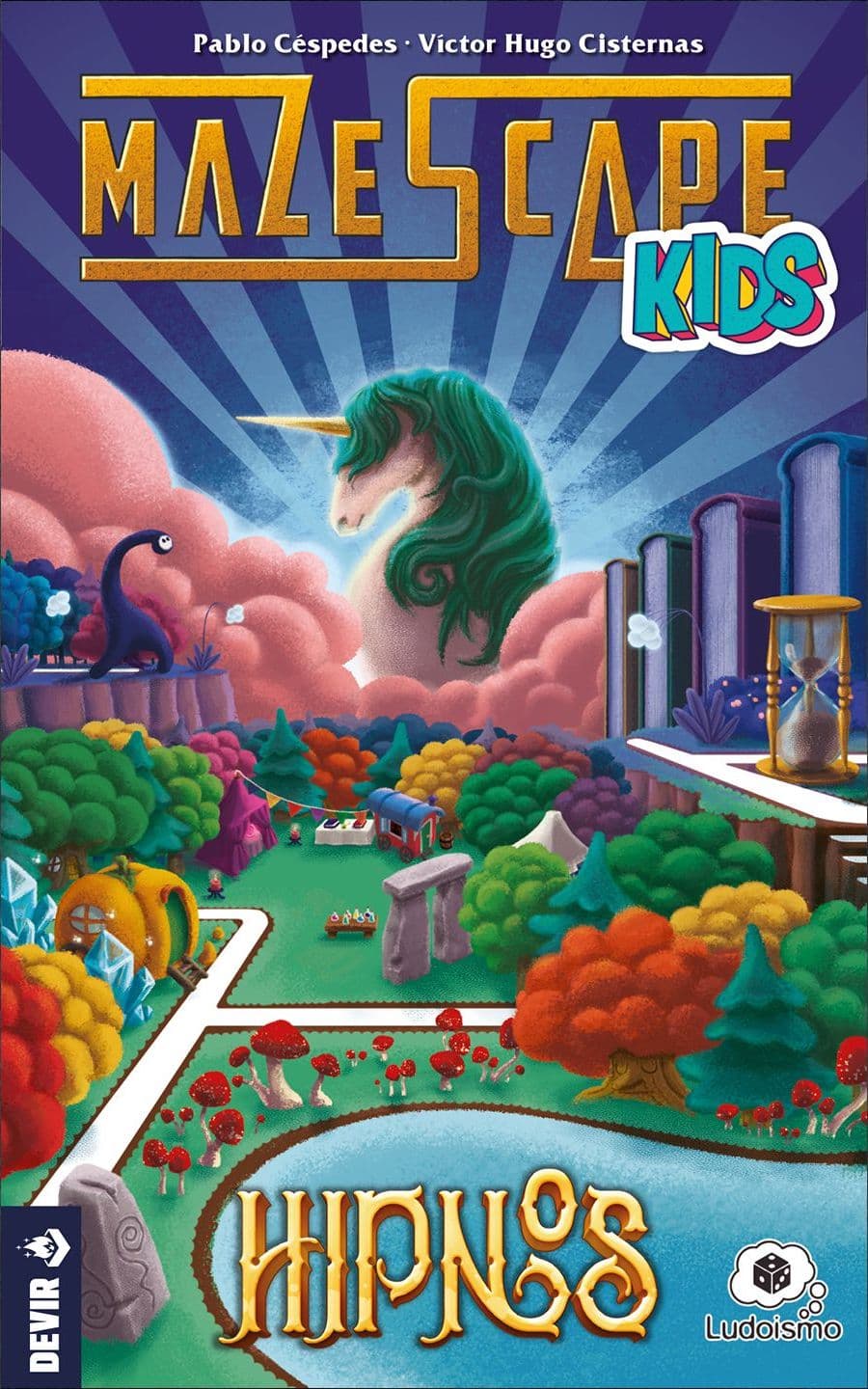 Portada juego de mesa Mazescape Kids: Hipnos
