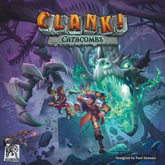 Portada juego de mesa Clank! Catacombs