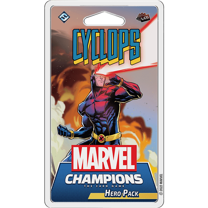 Portada juego de mesa Marvel Champions: El Juego de Cartas – Cyclops Pack de Héroe