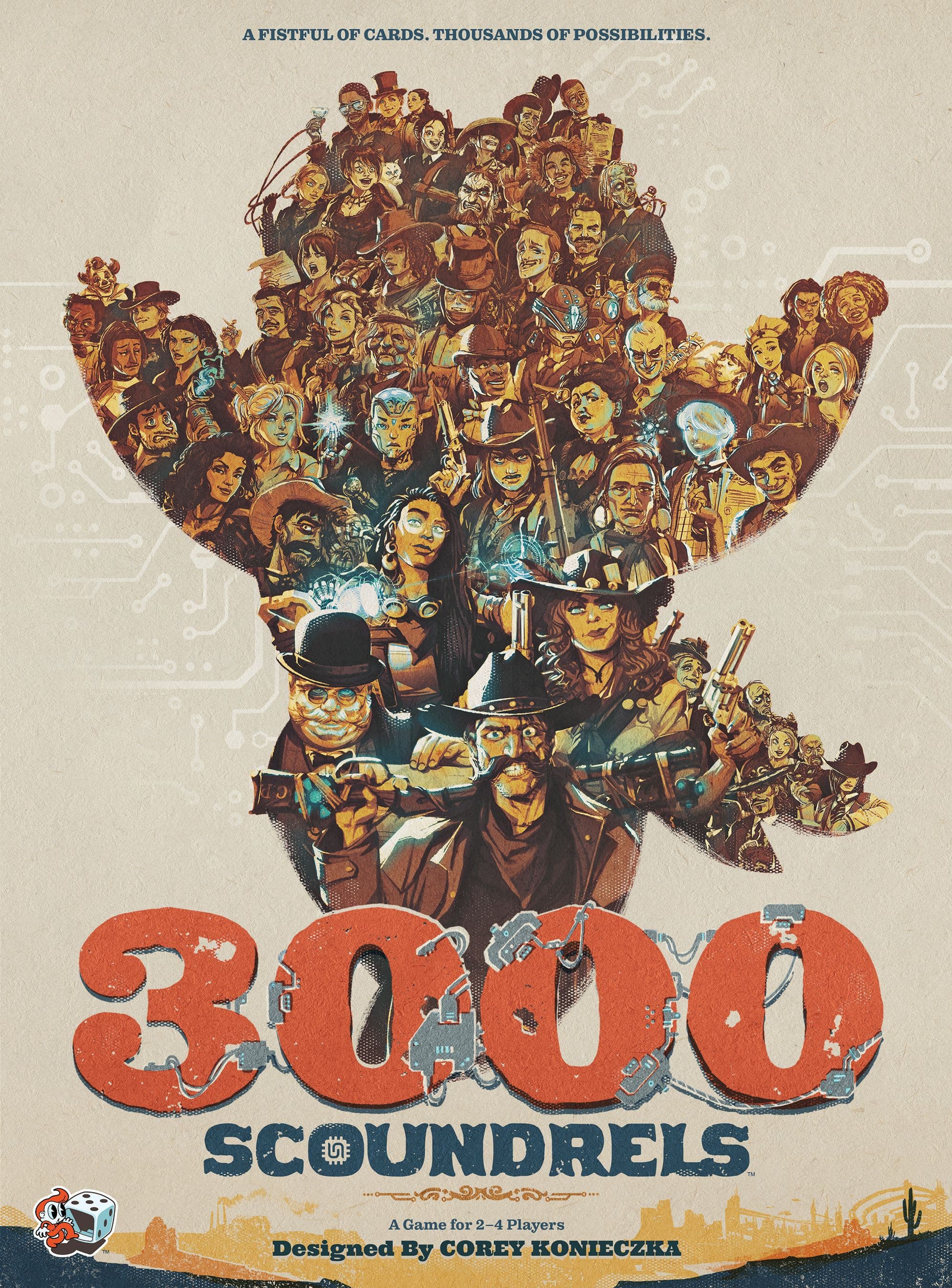 Portada juego de mesa 3000 Granujas