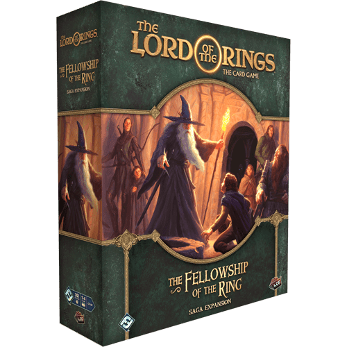 Portada juego de mesa El Señor de los Anillos: El Juego de Cartas – La Comunidad del Anillo: Expansión de Saga