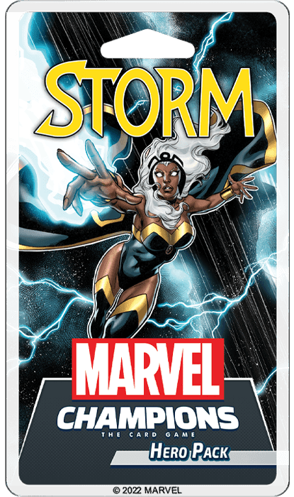 Portada juego de mesa Marvel Champions: El Juego de Cartas – Storm Pack de Héroe