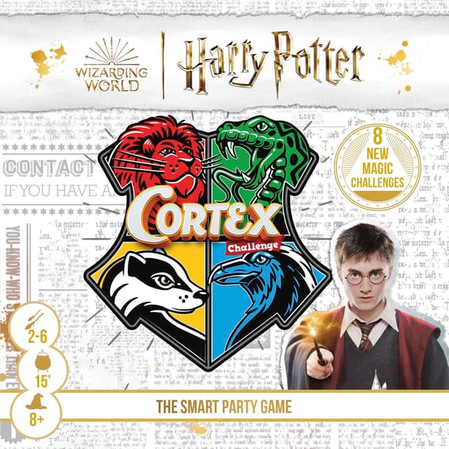 Portada juego de mesa Cortex: Harry Potter