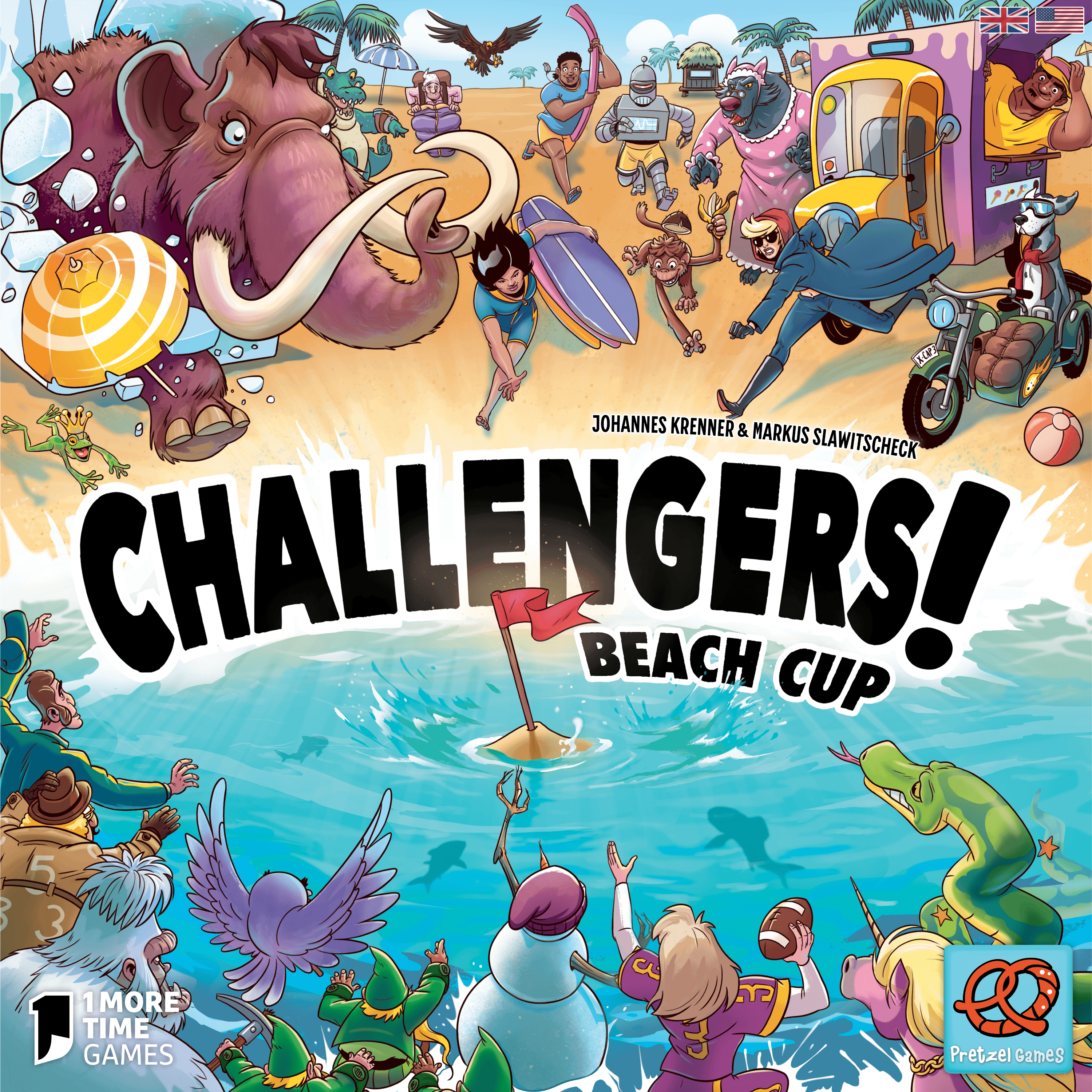 Portada juego de mesa Challengers! Torneo de verano