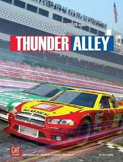 Portada juego de mesa Thunder Alley