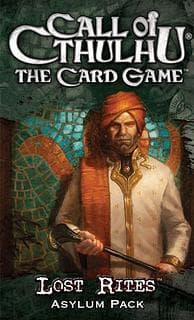 Portada juego de mesa La Llamada de Cthulhu: El Juego de Cartas – Ritos Perdidos